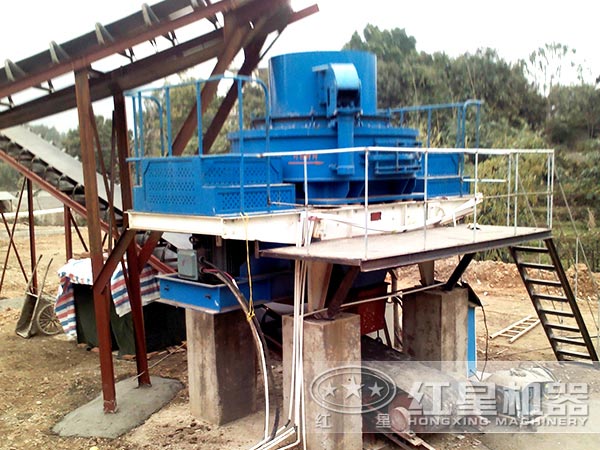 制砂生產現(xiàn)場