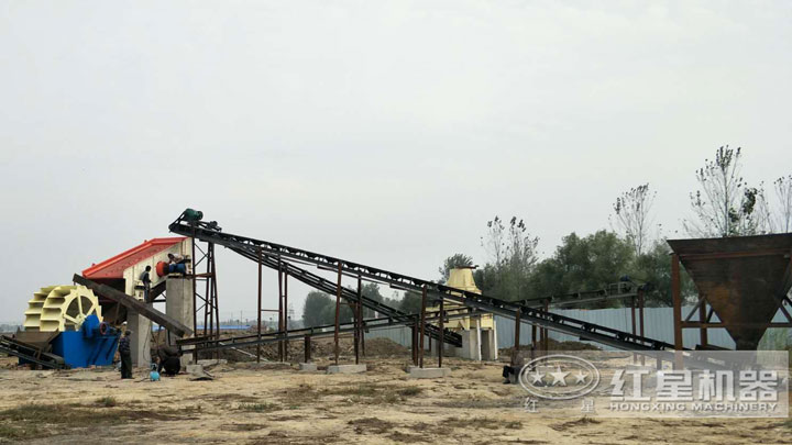 制砂生產線實拍圖，還有多種配置可以選擇